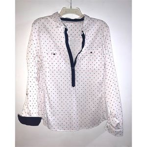 New York & Company Multicolor Blouse / Large